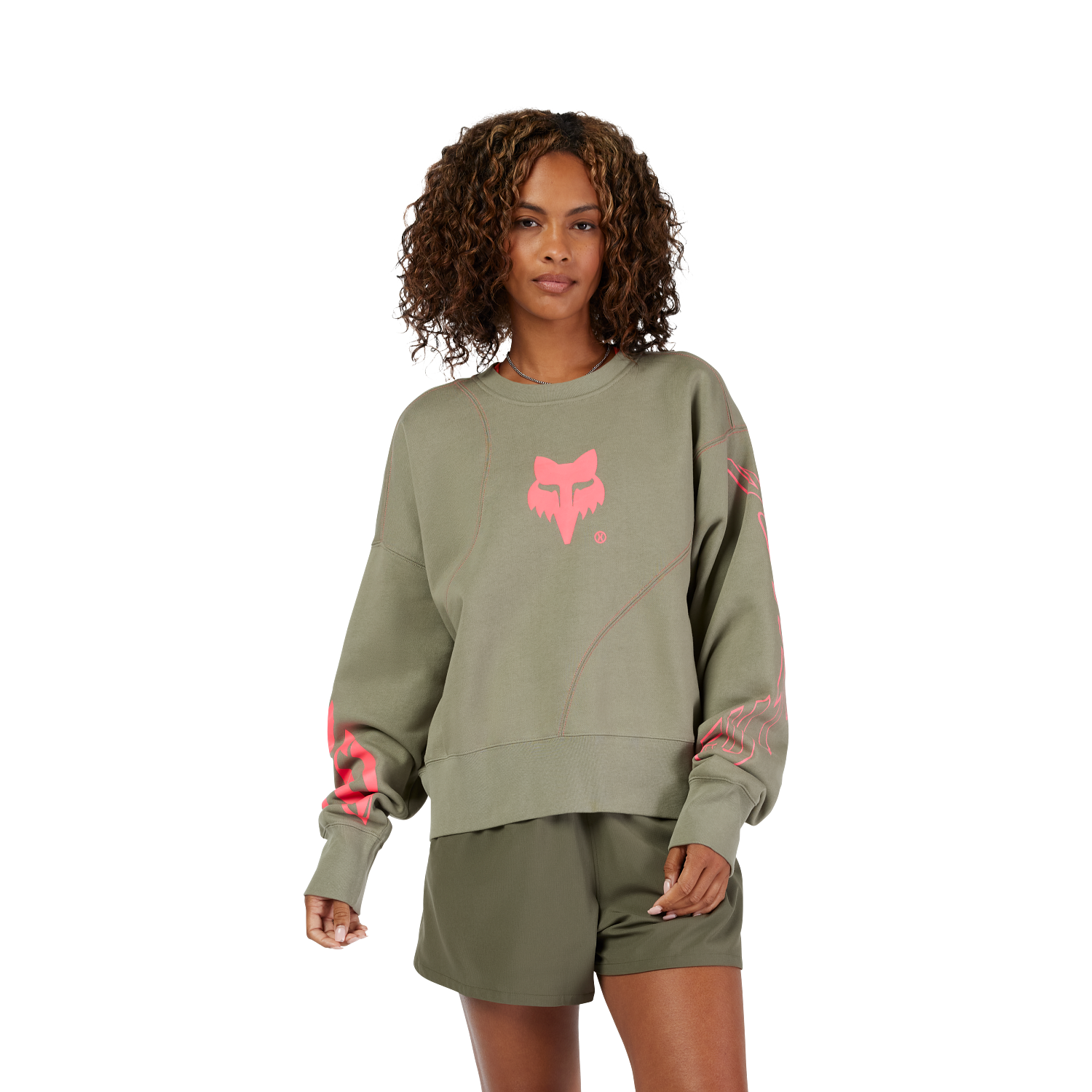Womens Elevated Oversized Crew Sweatshirt