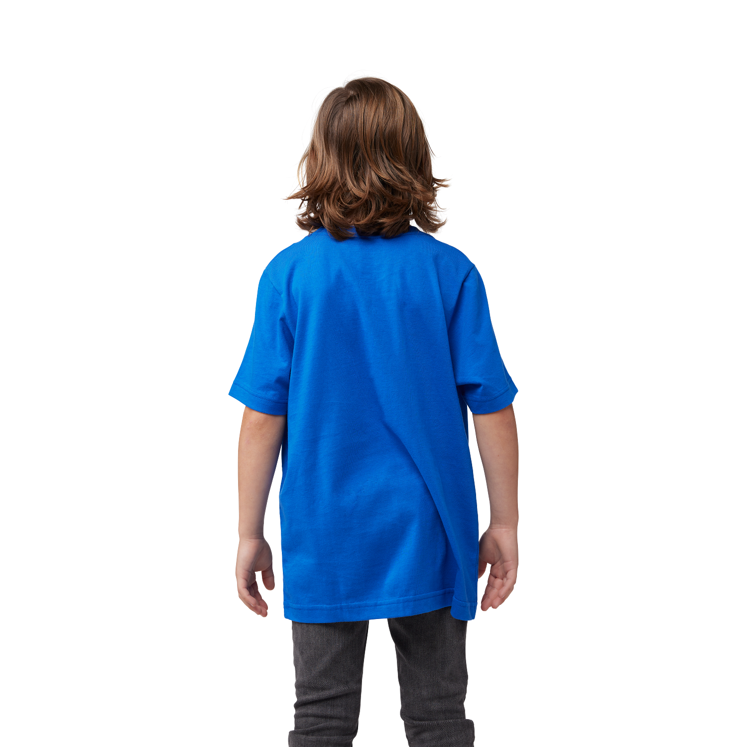 YTH THROTTLE SS TEE [BLU] YS