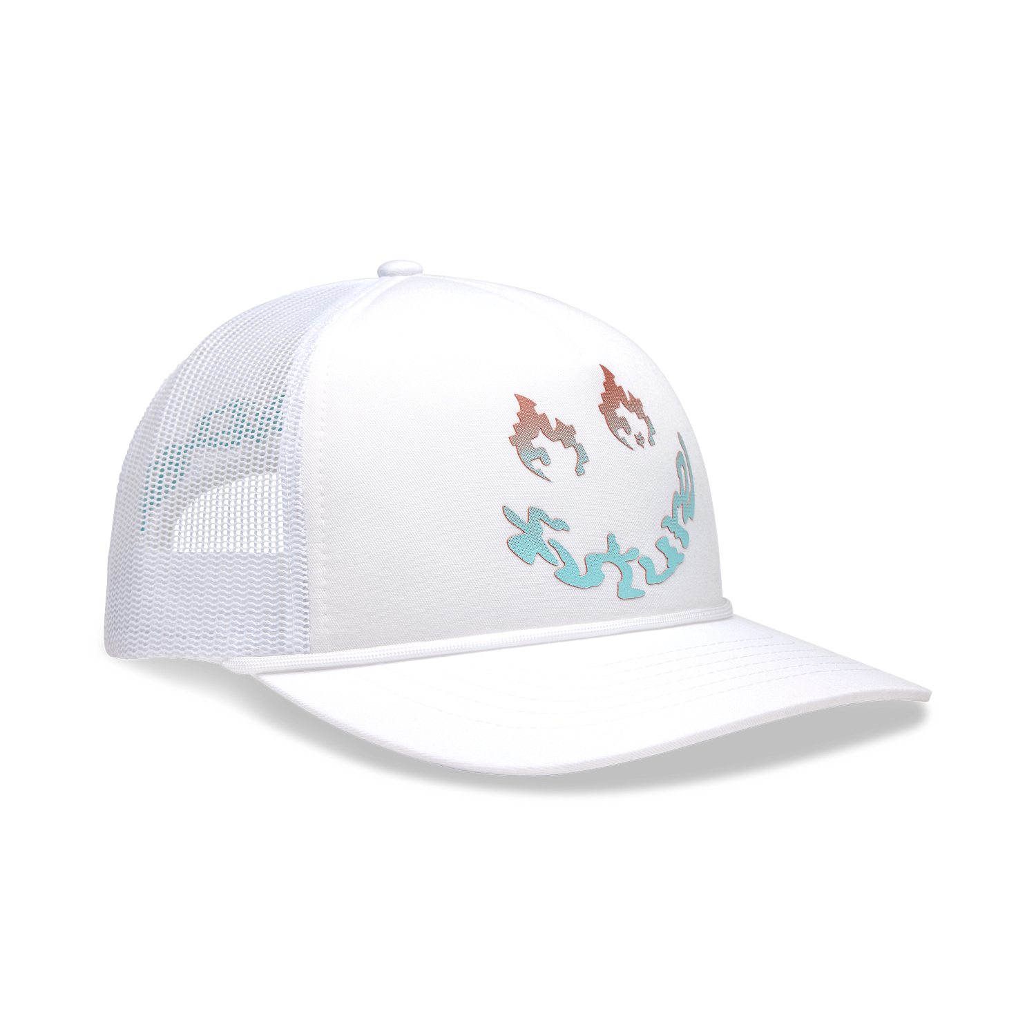 W HELLO FOX TRUCKER HAT [WHT] OS