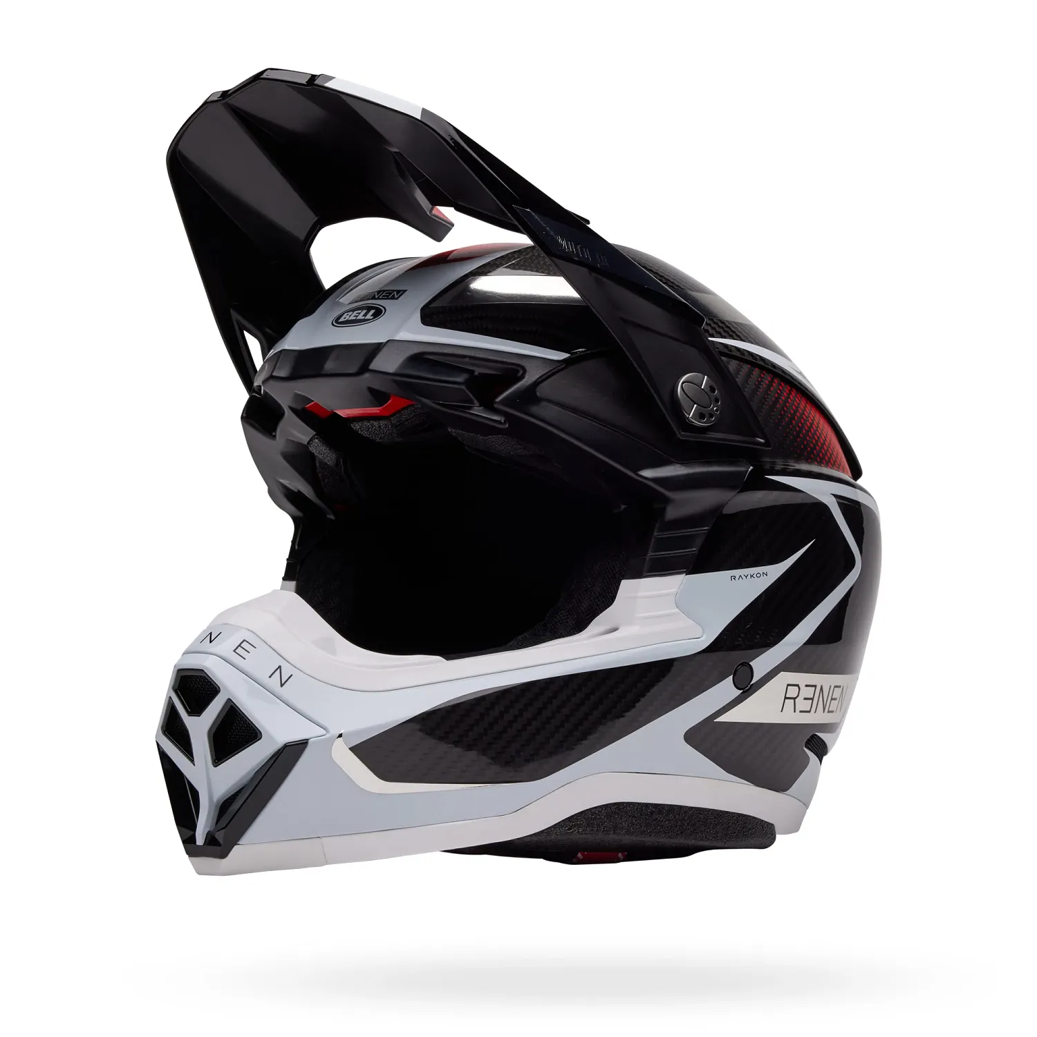 PS MOTO-10 SPHR RN RAYCON M/G BK/WH S