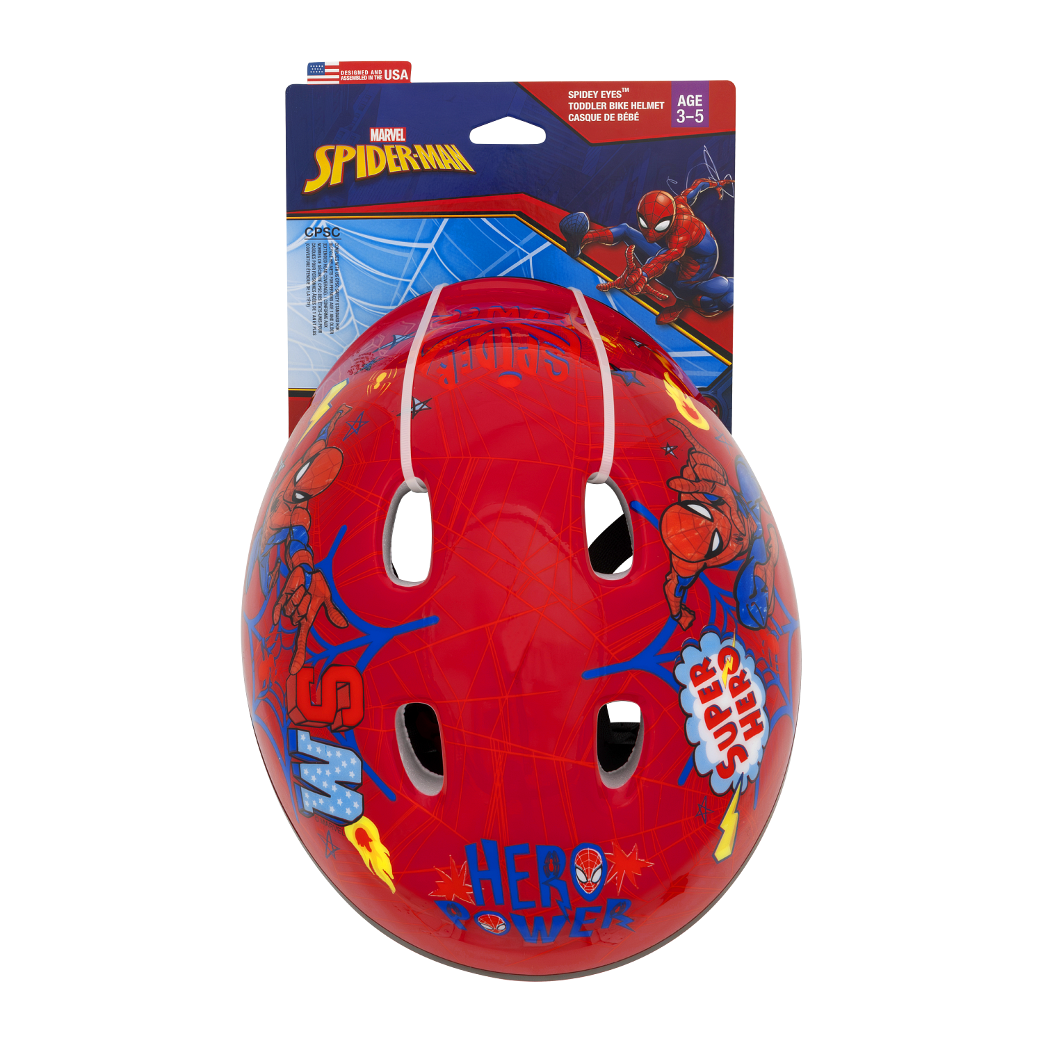 SPIDERMAN HLMT TODD BIKE RED TF EF