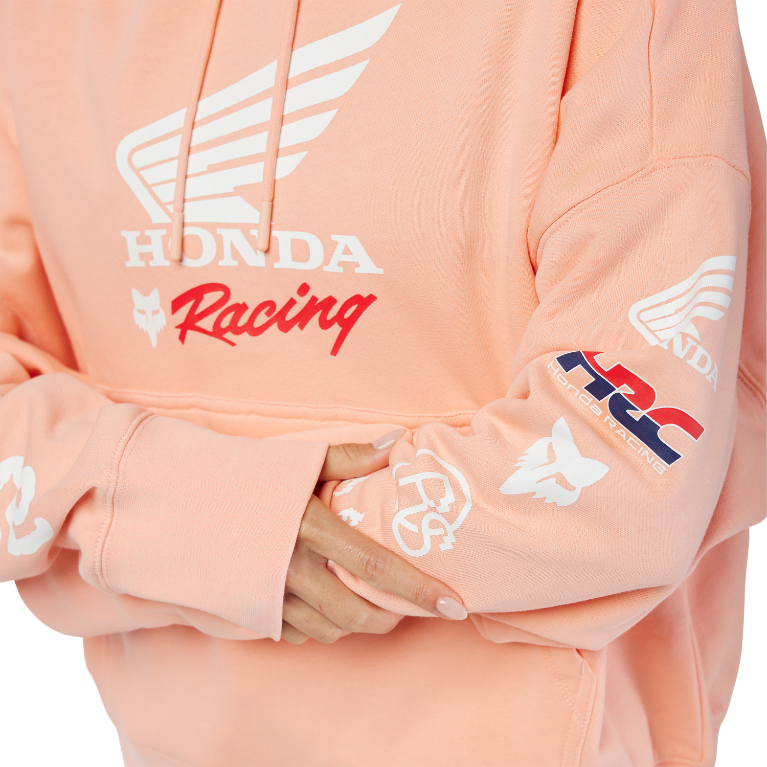 Moletom feminino Fox x Honda Oversized Pullover