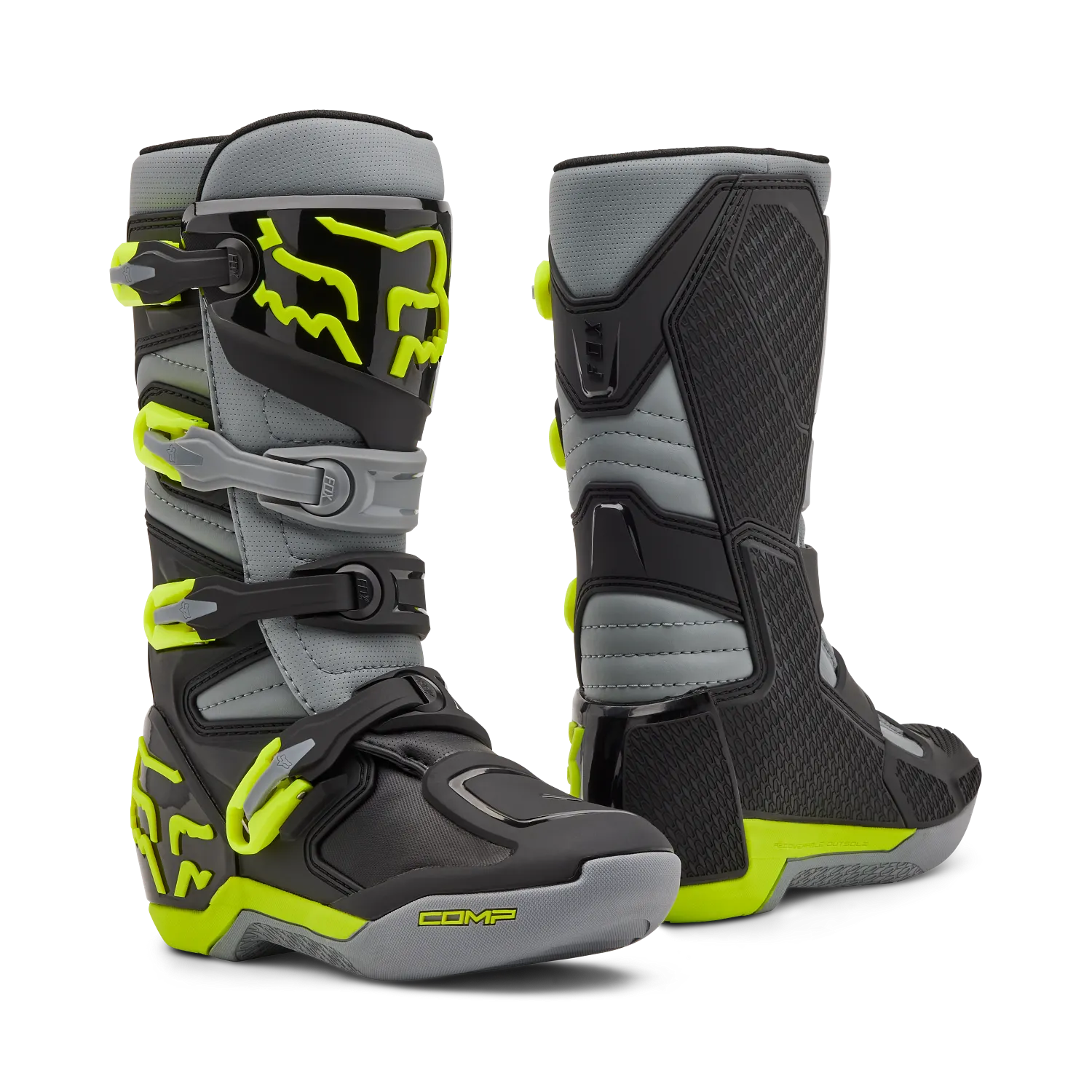 YTH COMP BOOT [GRY/YLW] 1