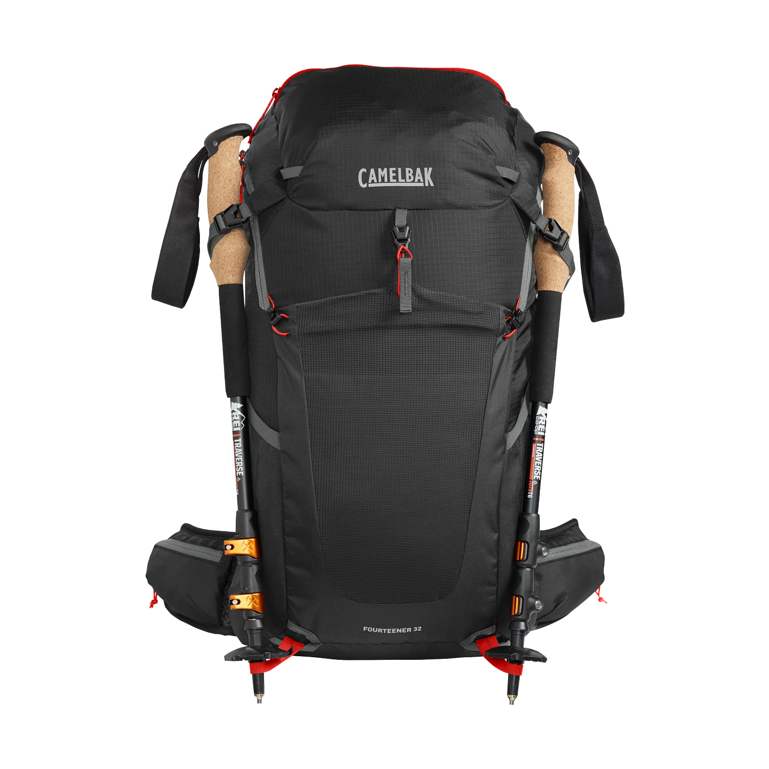 FOURTEENER 32 100oz [BLK/RD PPY] OS