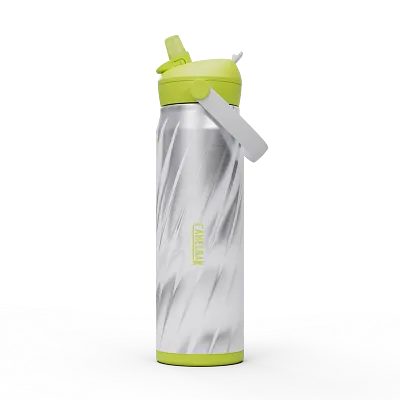 Thrive&trade; Flip Straw 25oz Bottle, Insulated Stainless Steel