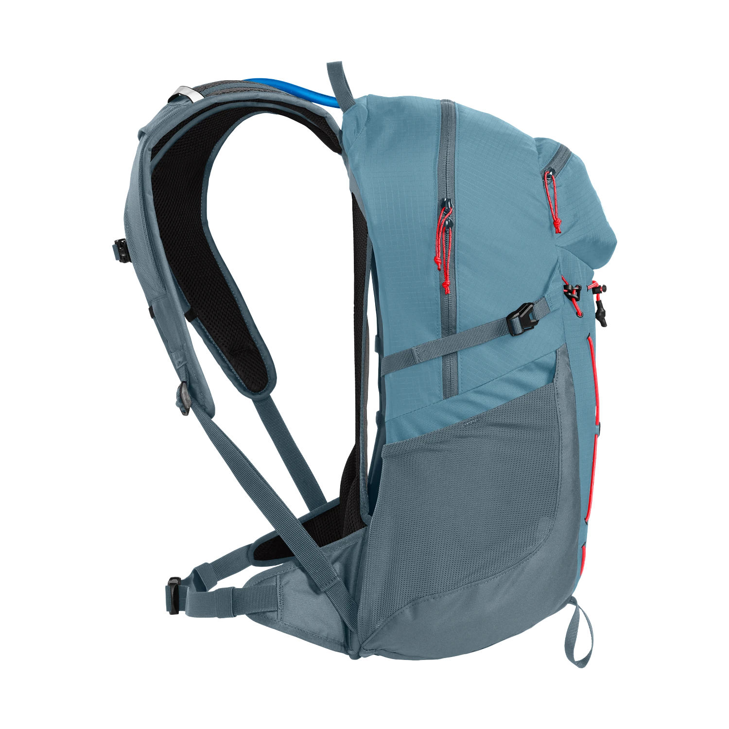 Women's Fourteener 24 100oz, Smoke Blue/Fiery Coral