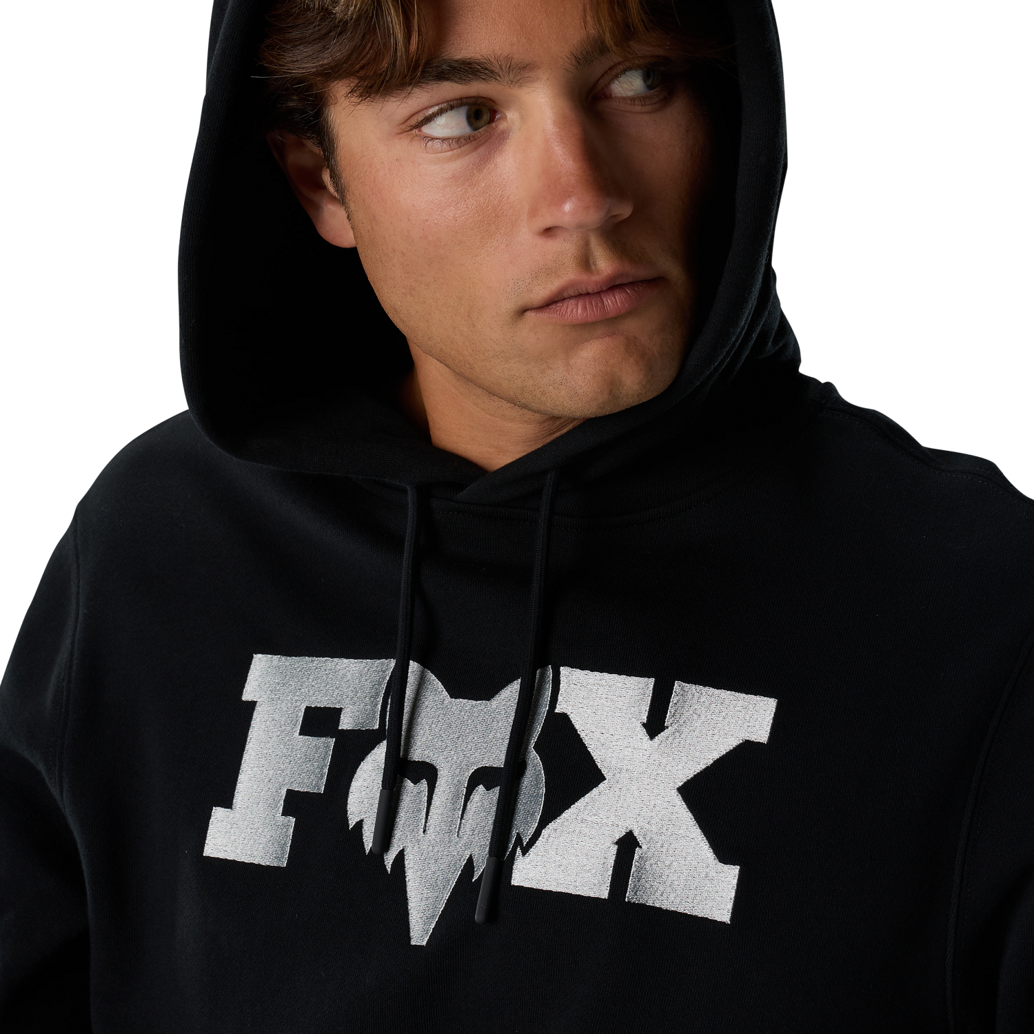 F Head X Fleece Pullover Hoodie