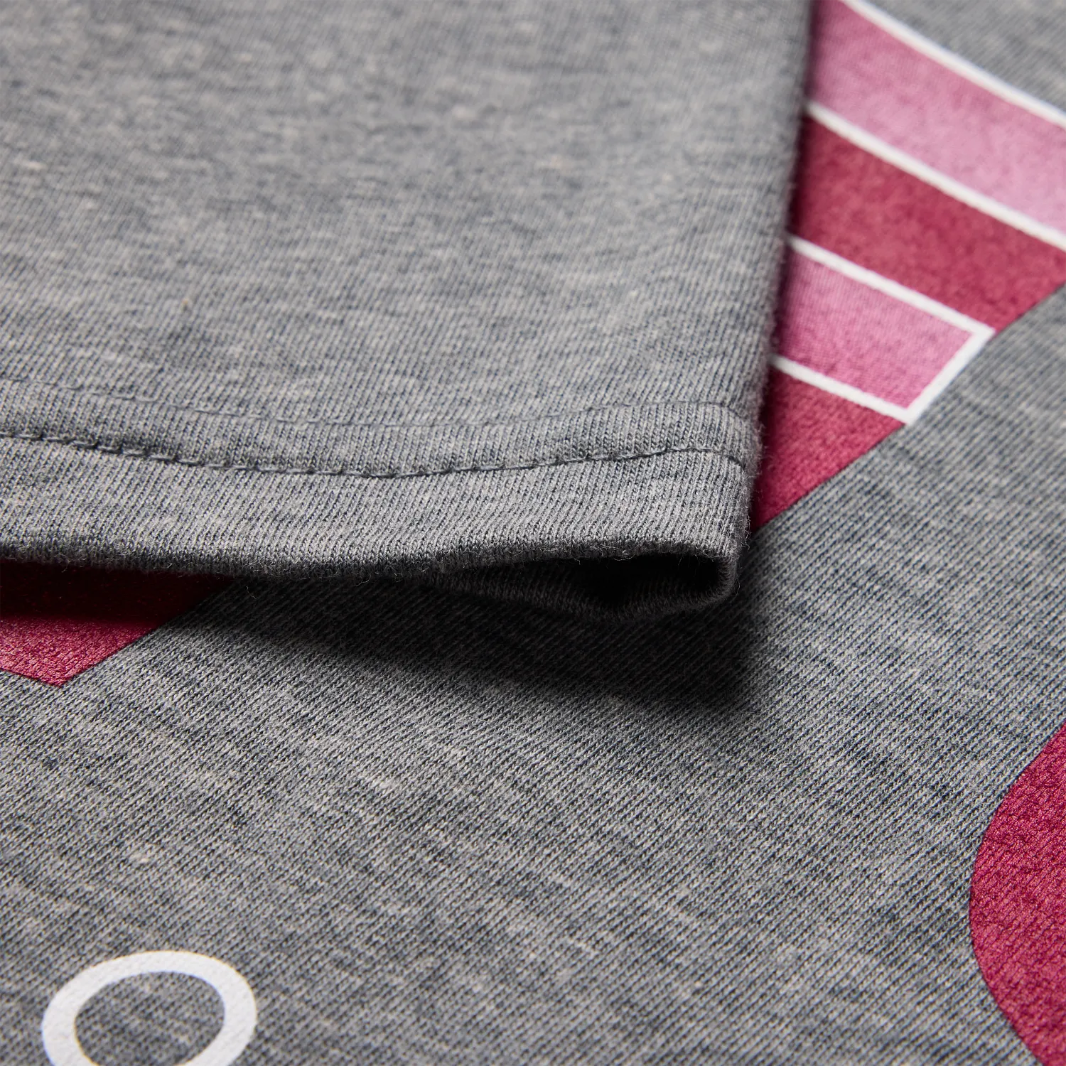 YTH BLOCK SS TEE [HTR DRK GRY] YS