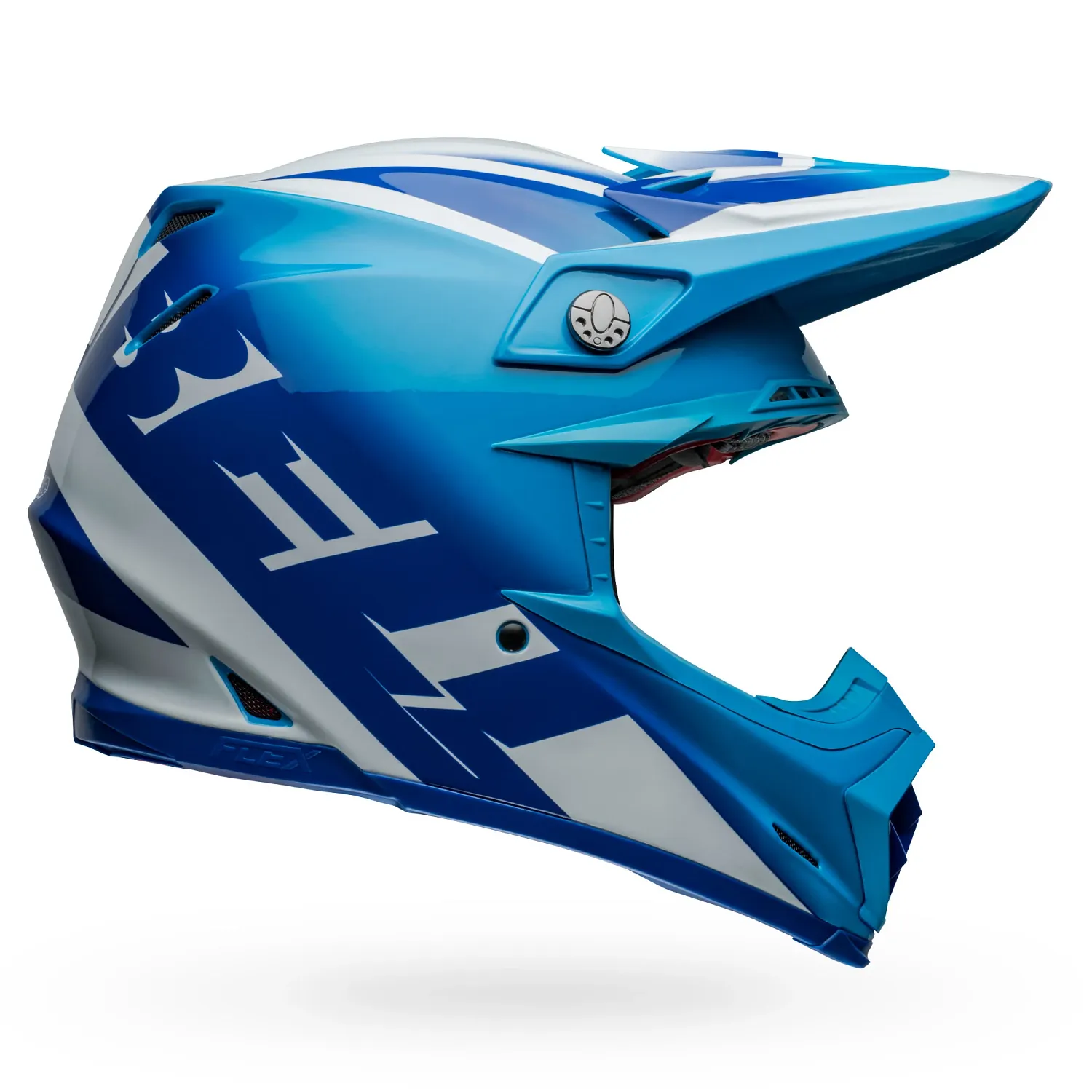 PS MOTO-9S FLEX RAIL BL/WH XL