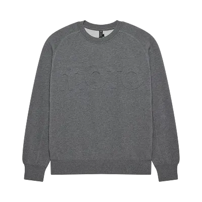 Sudadera oversized con cuello redondo Moto-X