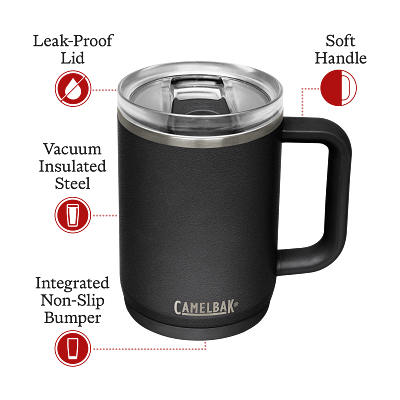 THRIVE MUG, VSS 16OZ, [BLK] OS
