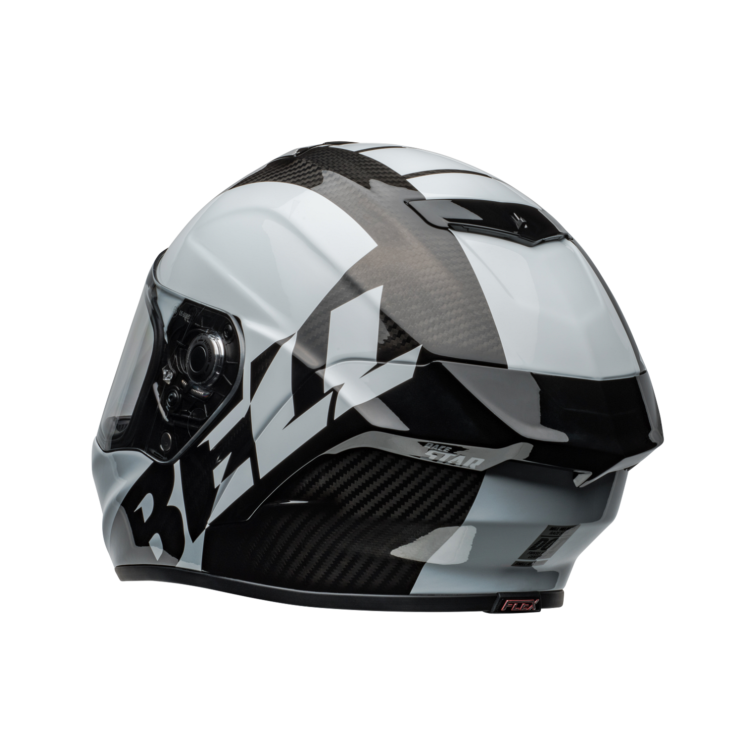 RACESTAR DLX OFFSET ECE [BLK/WHT] XL