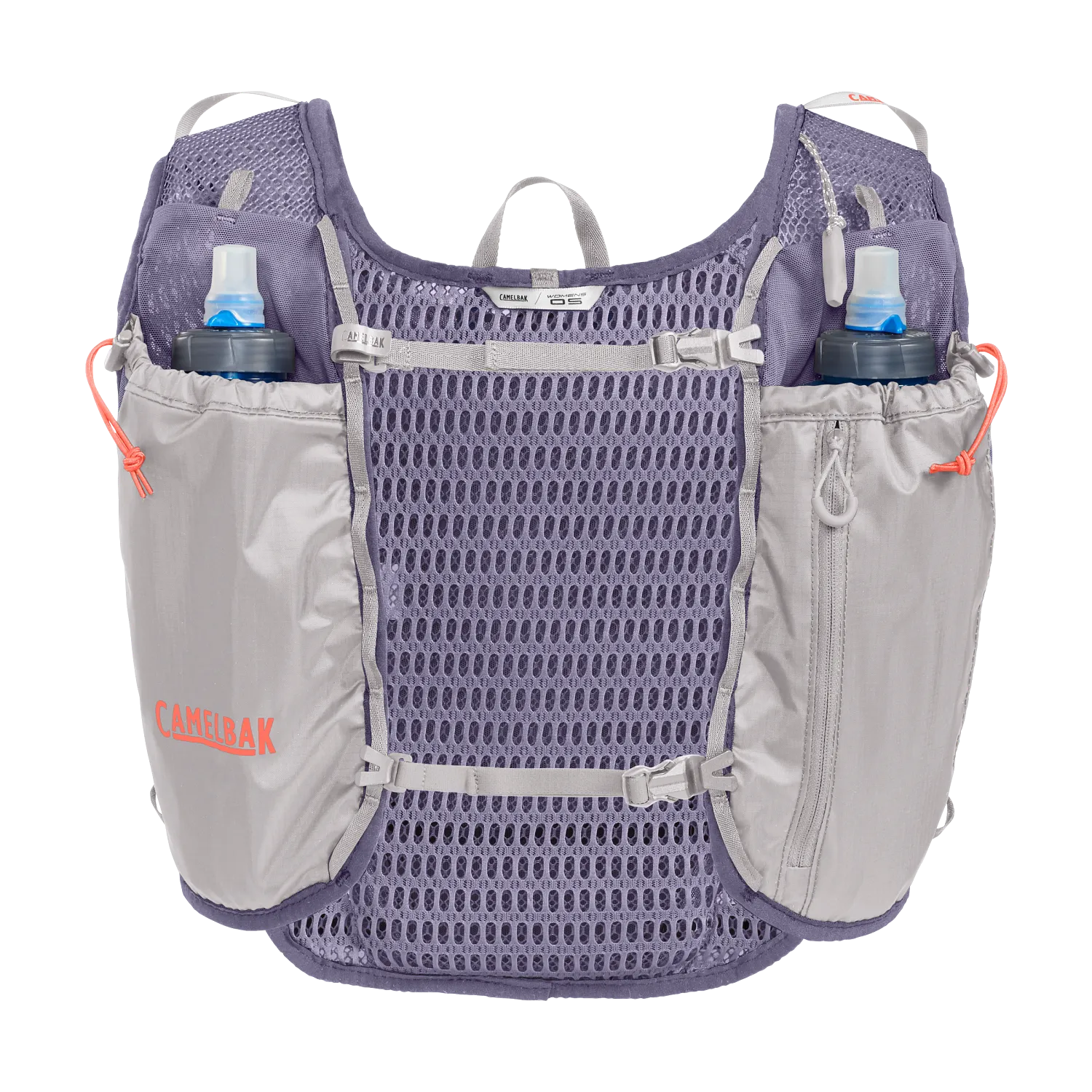 Women's Trail Run Vest 34oz, Silver/Dusk