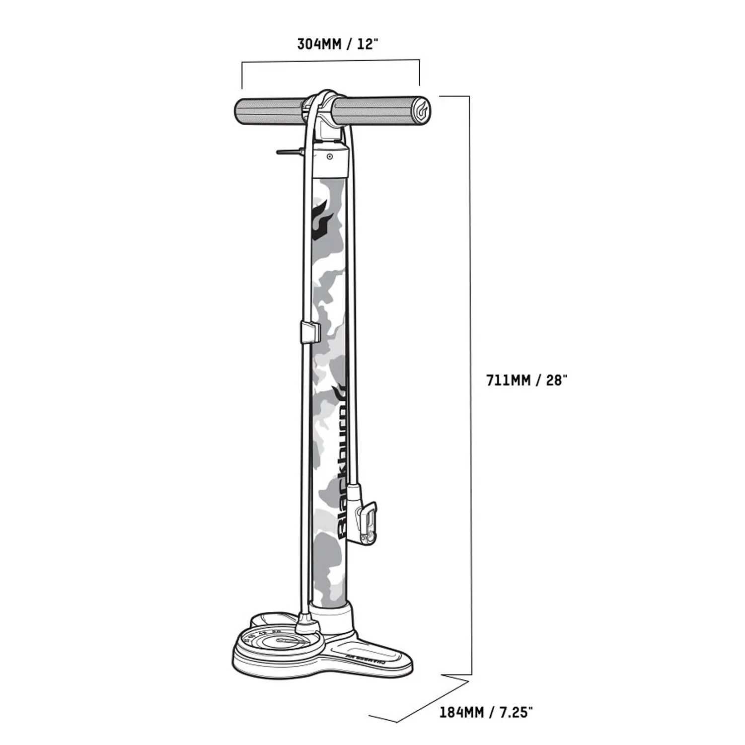 BBN CHAMBER HV FLOOR PUMP CAMO