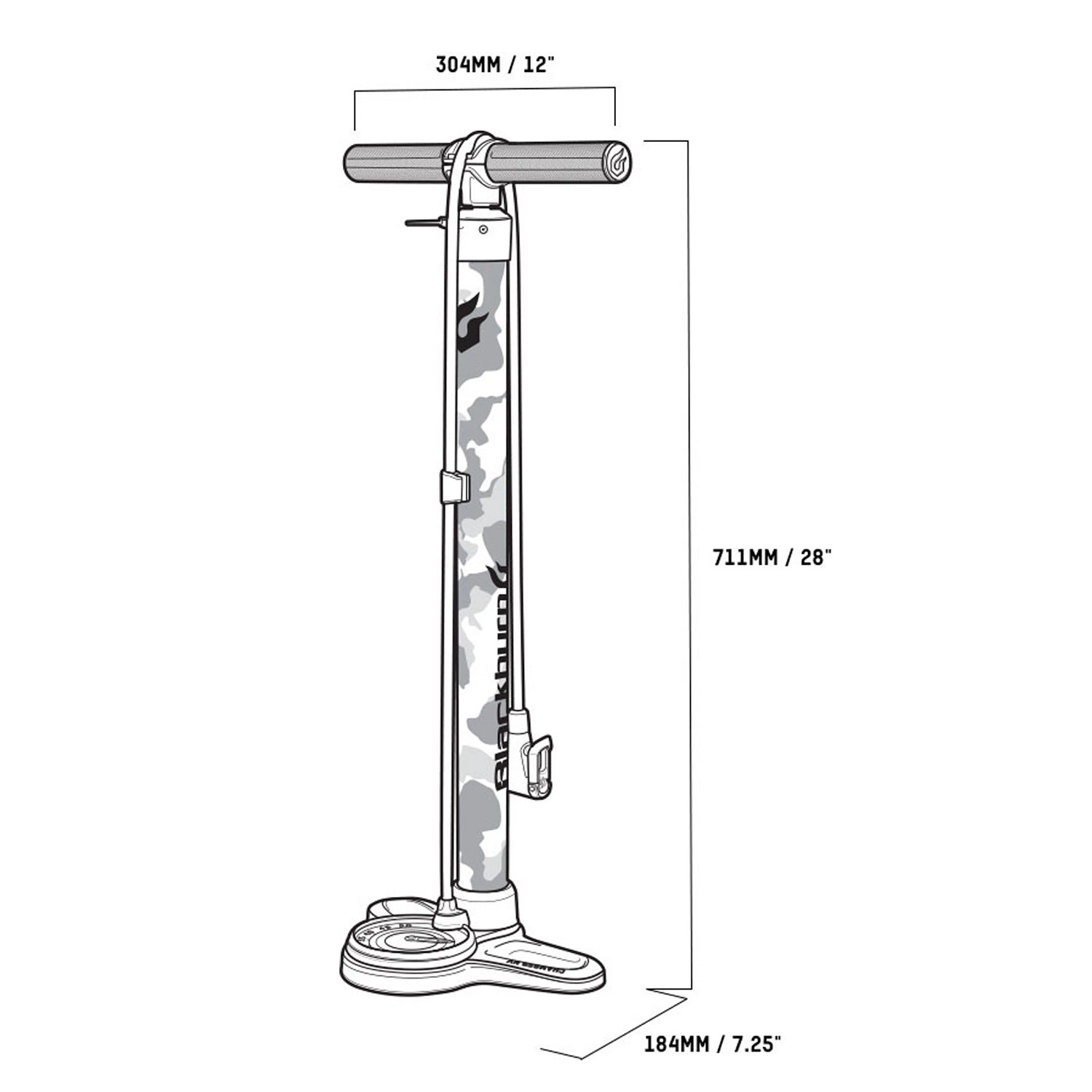 BBN CHAMBER HV FLOOR PUMP CAMO