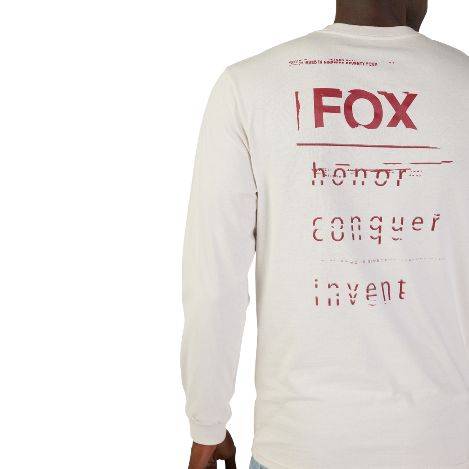 INVENT TOMORROW LS PREM TEE [VIN WHT] 2X