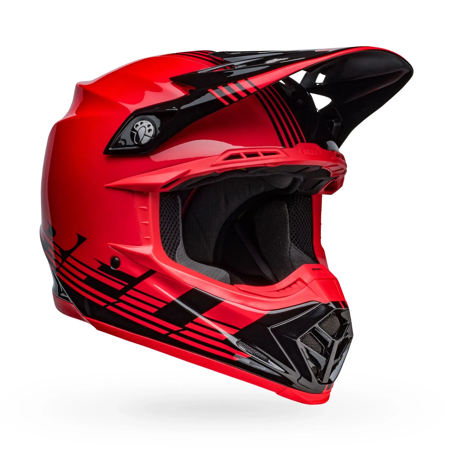 PS MOTO-9 MIPS LOUVER BK/RD M