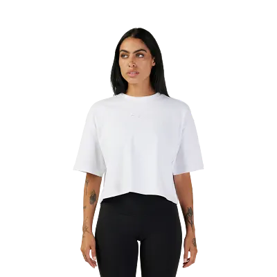Camiseta Premium Wordmark Crop para Mujer