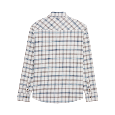 W SURVIVALIST CORE FLANNEL LS [LT GRY] XS