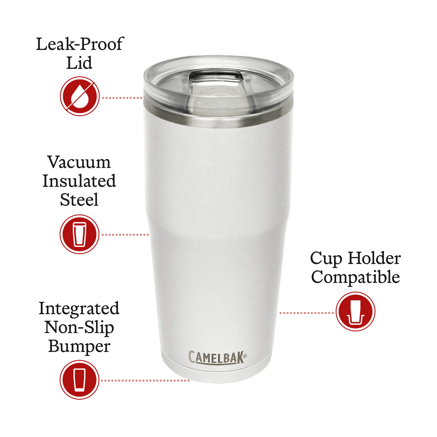 Thrive Tumbler VSS 30oz, White