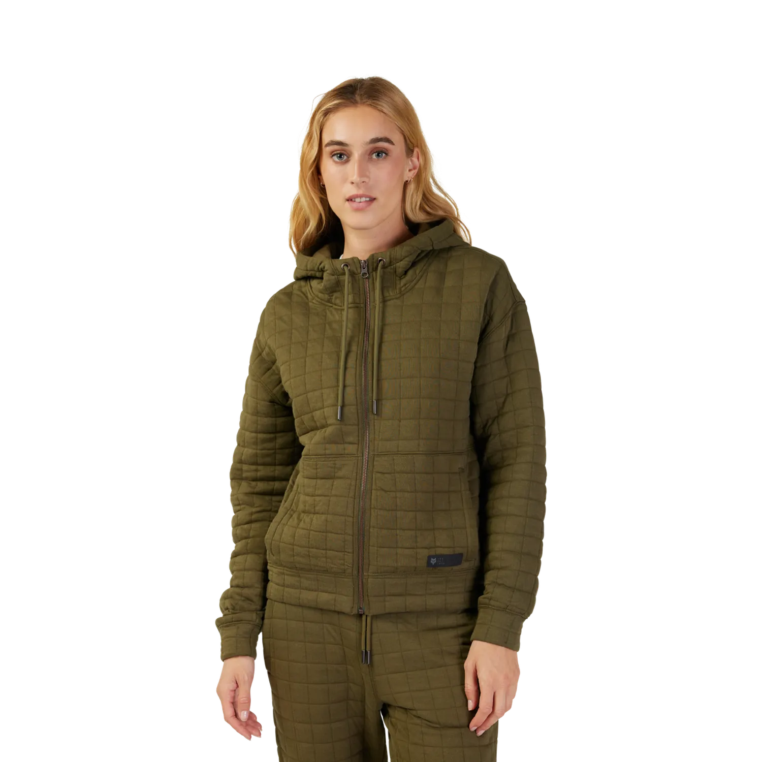 Women's Quilted Zip Hoodie