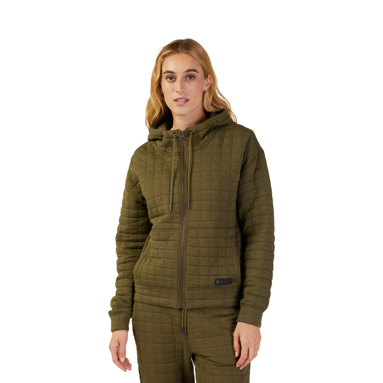 Women's Quilted Zip Hoodie