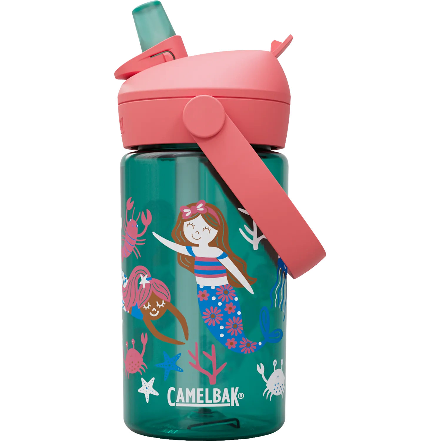 Thrive Flip Straw Kids 14oz, Mermaid Friends