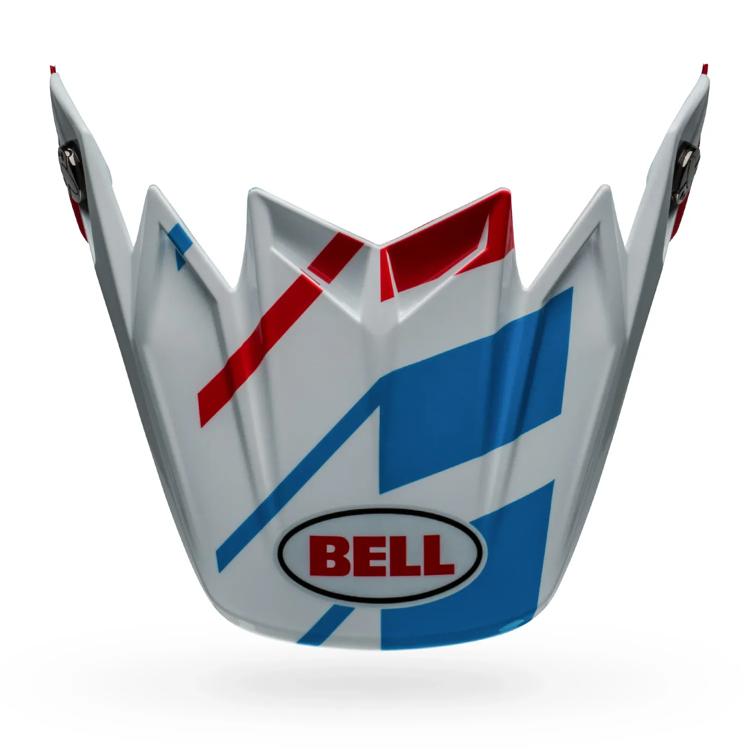 PS MOTO 9 FLEX VISOR BANSHEE WH/RD
