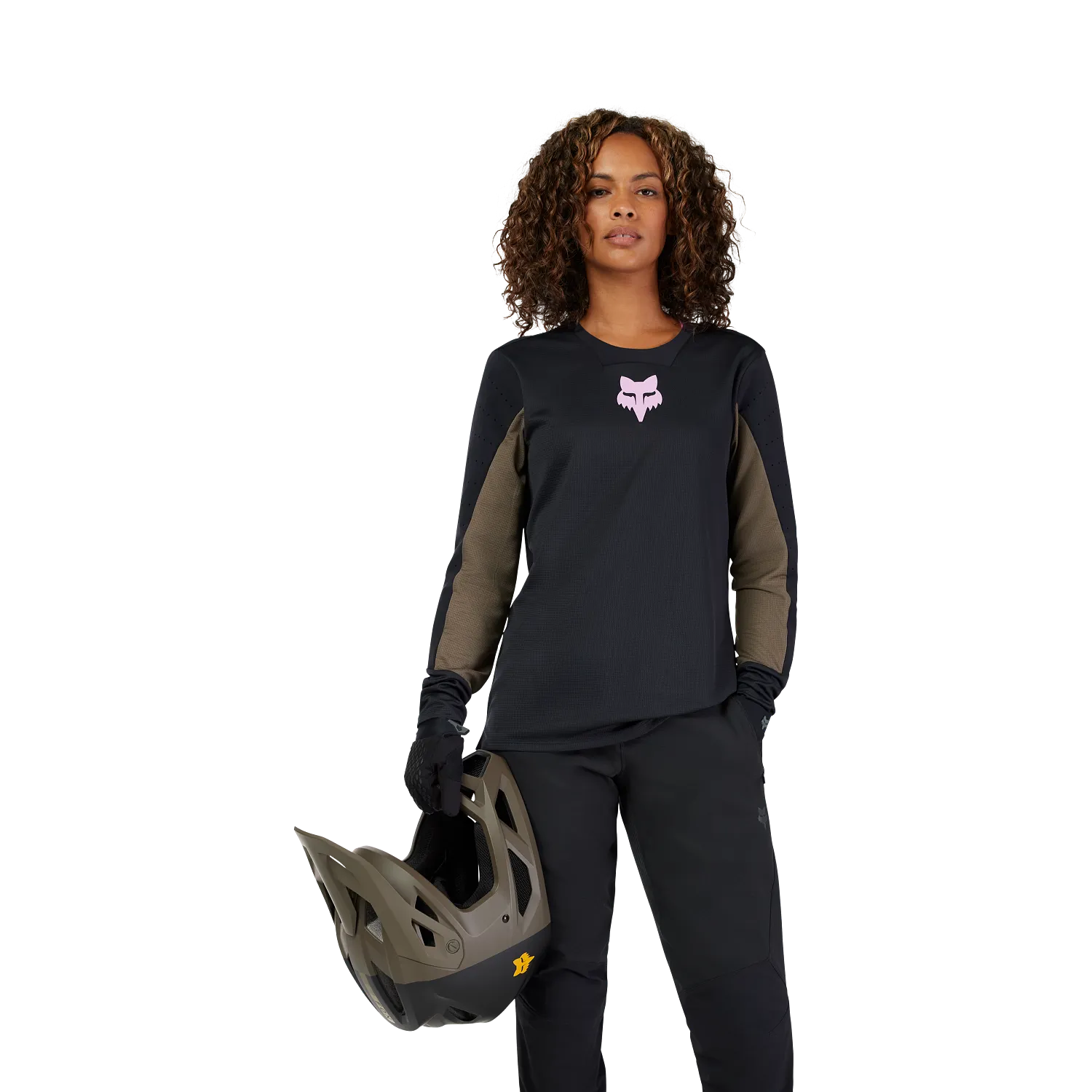 Womens Defend Park Long Sleeve Jersey