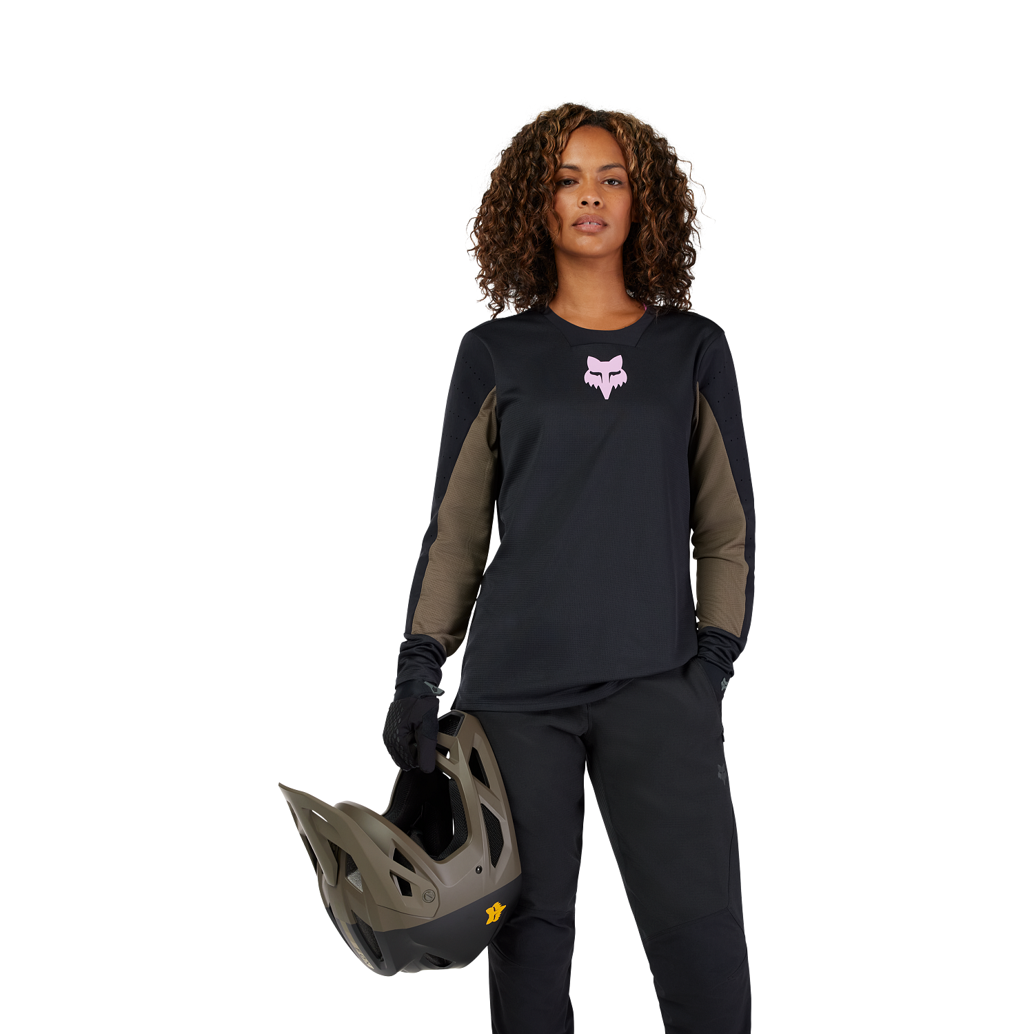 Womens Defend Park Long Sleeve Jersey