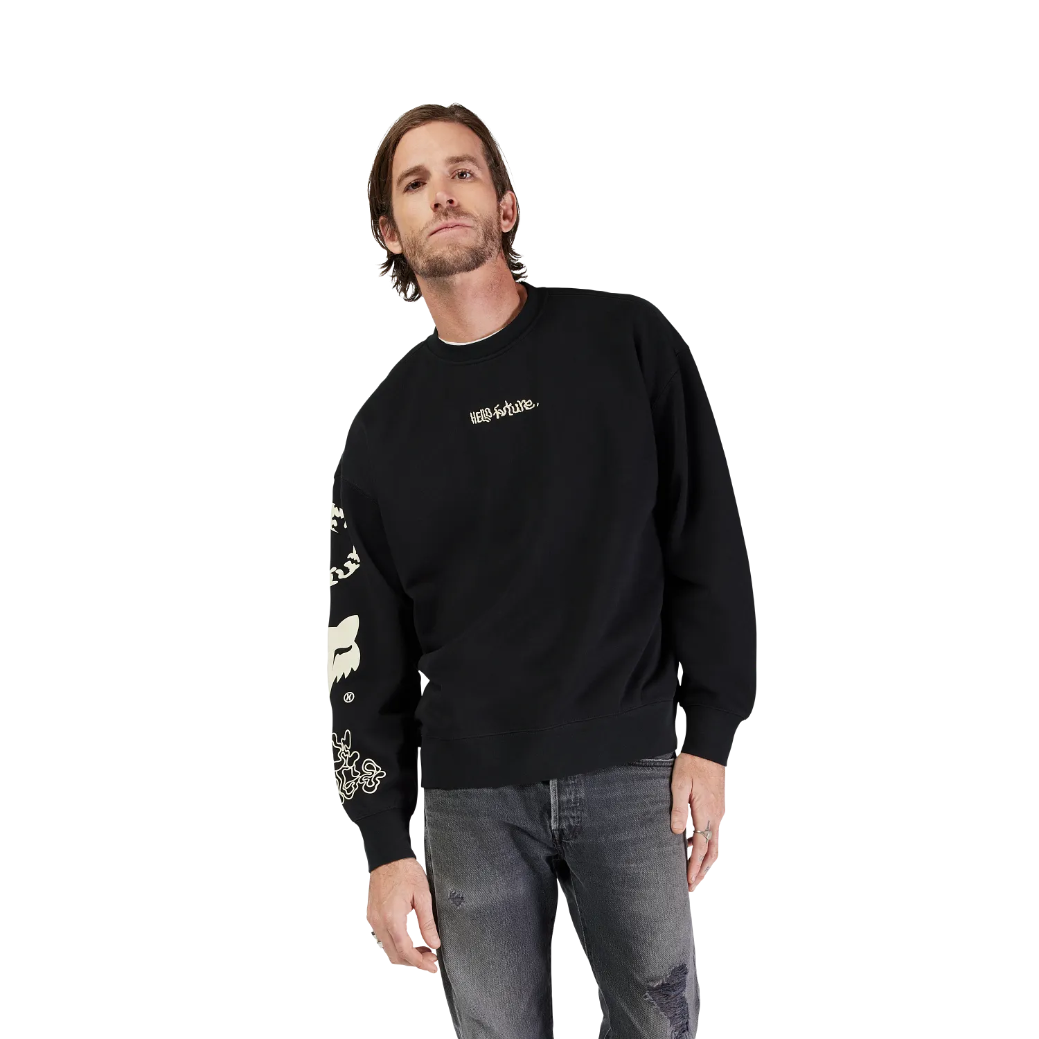 Moletom extragrande Hello Future