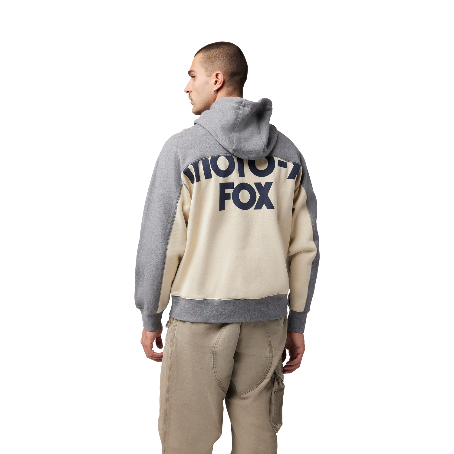 Moto-X oversized pullover-h&aelig;ttetr&oslash;je