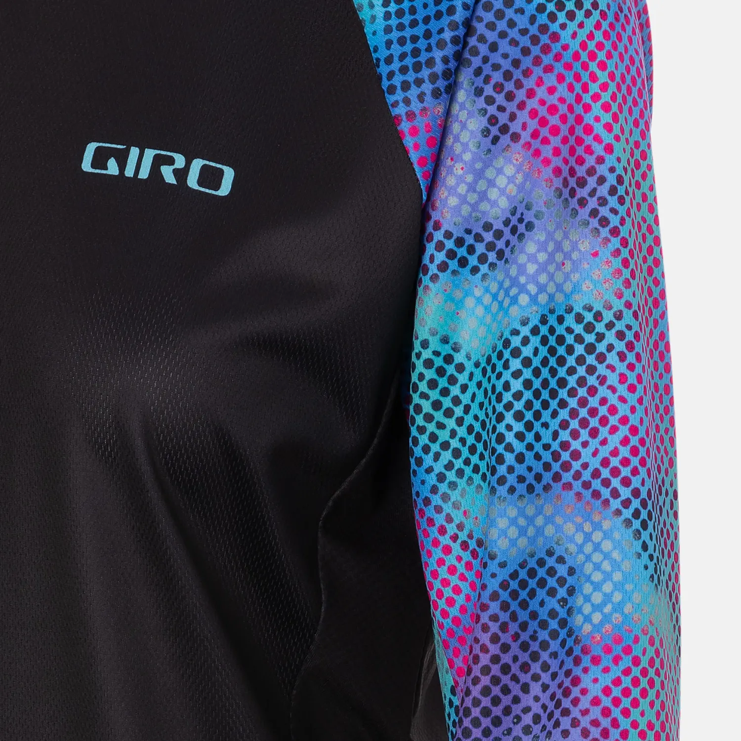 GA W ROUST 3/4 JERSEY BLK CHROMADOT XS