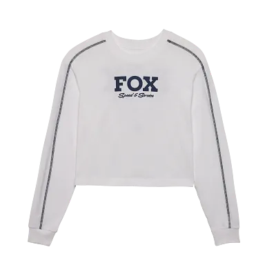 Womens Speed & Service Long Sleeve Crop Tee