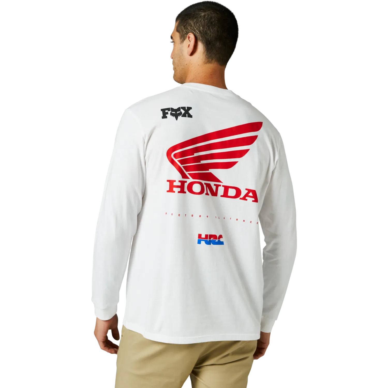 Camiseta Premium de Manga Larga Honda Wing