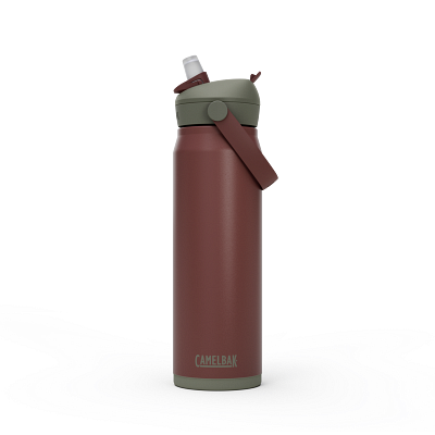 Thrive&trade; Flip Straw 750ml Flasche, isolierter Edelstahl