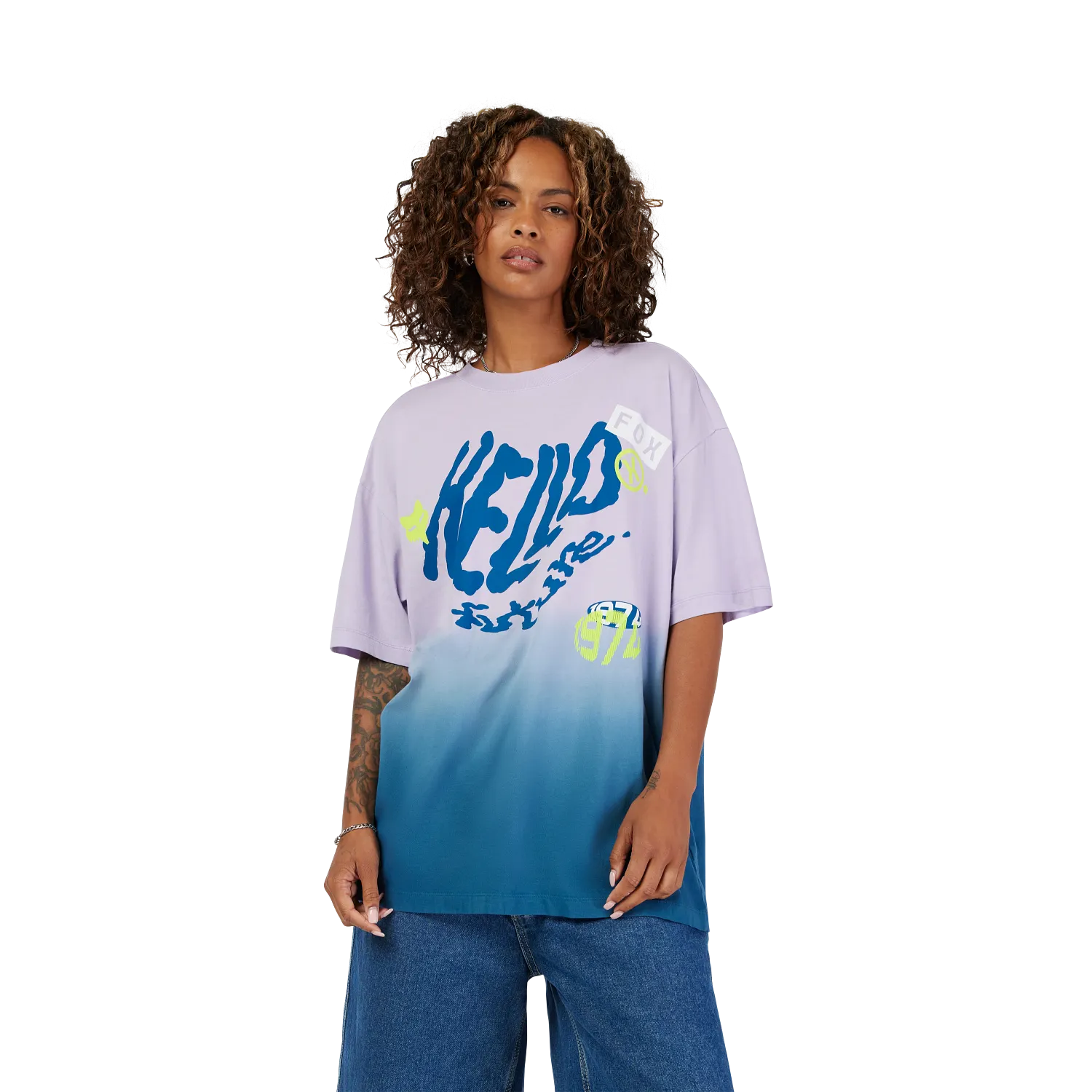 Camiseta feminina Hello Future extragrande