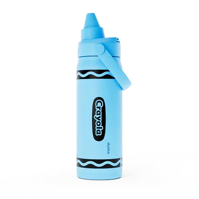 Crayola Chug 16oz Bottle, Insulated Stainless Steel