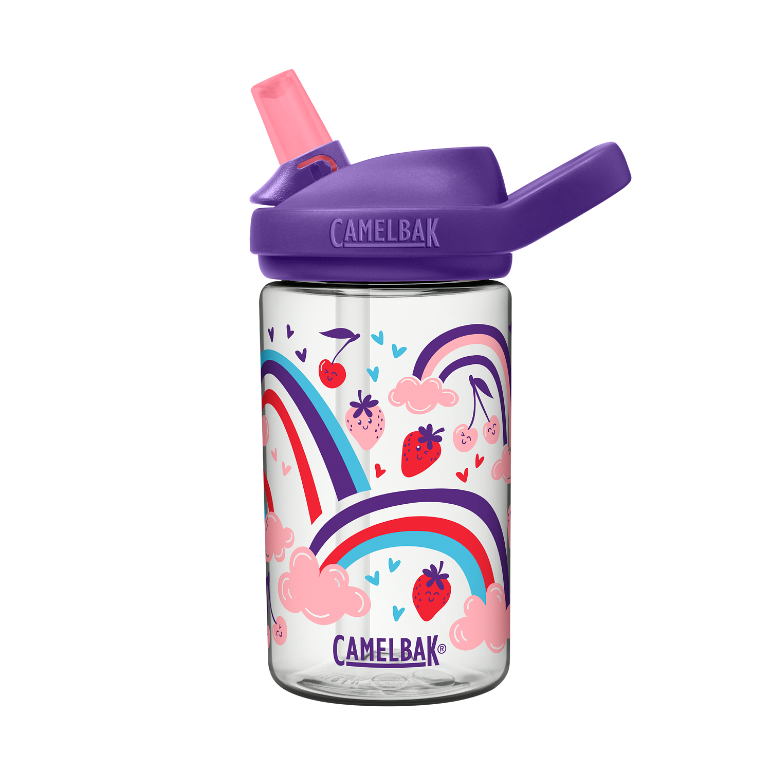 eddy+ Kids 14oz, Berry Rainbow, BTS LE