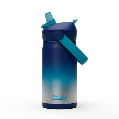 Thrive&trade; Flip Straw Kids 12oz Bottle, Insulated Stainless Steel