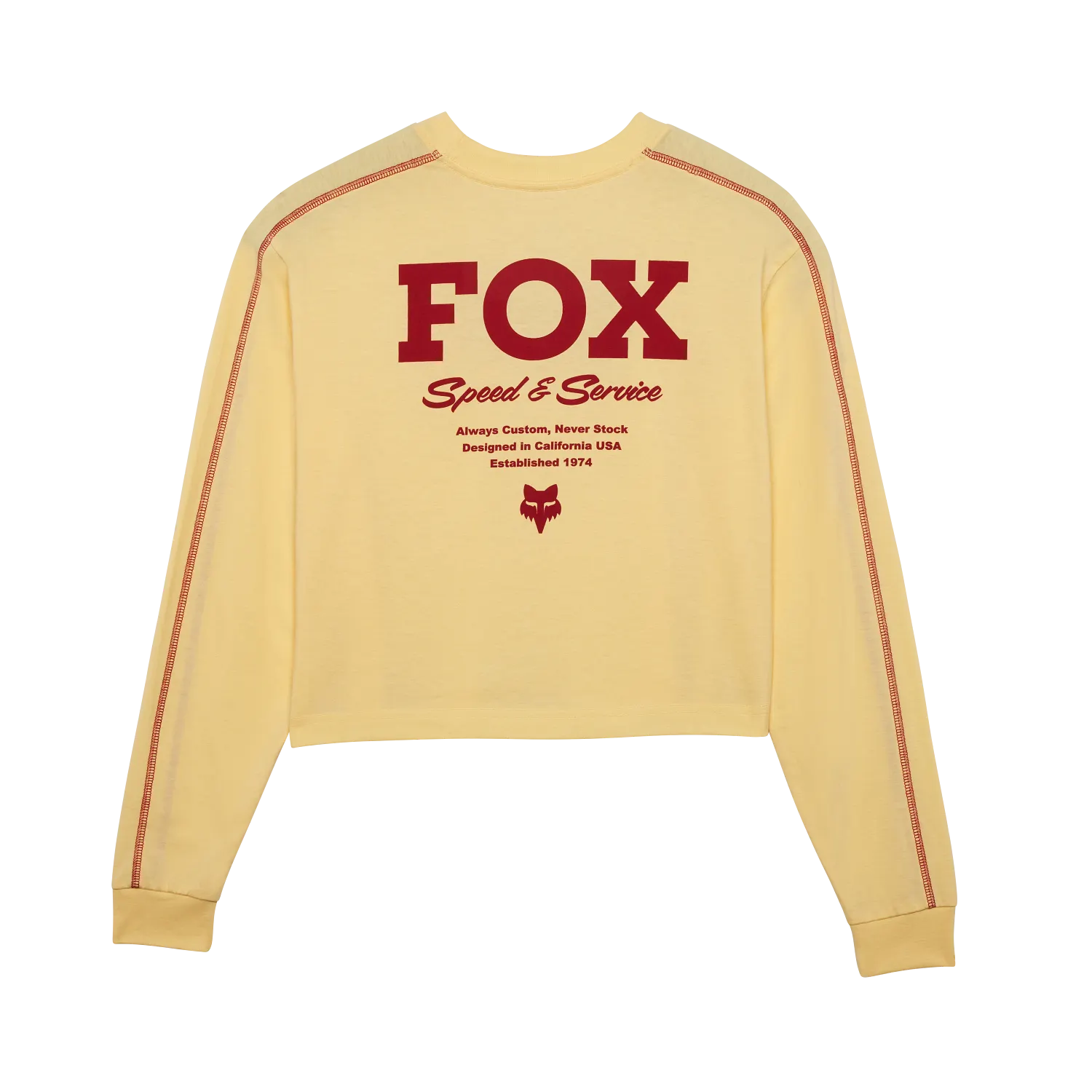 W SPEED & SERVICE LS CROP 