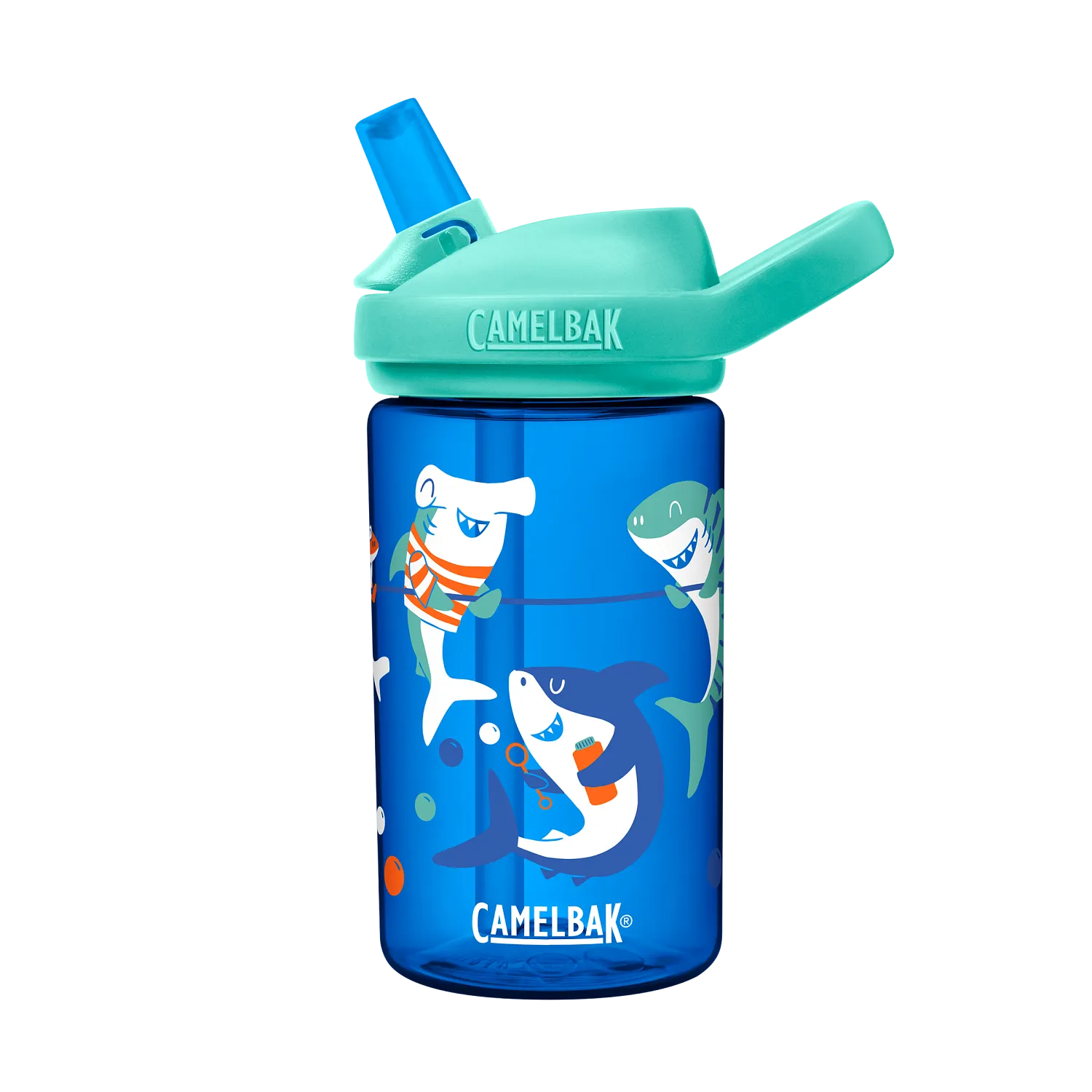 eddy+ Kids 14oz, Shark Summer Camp, Spring Summer LE