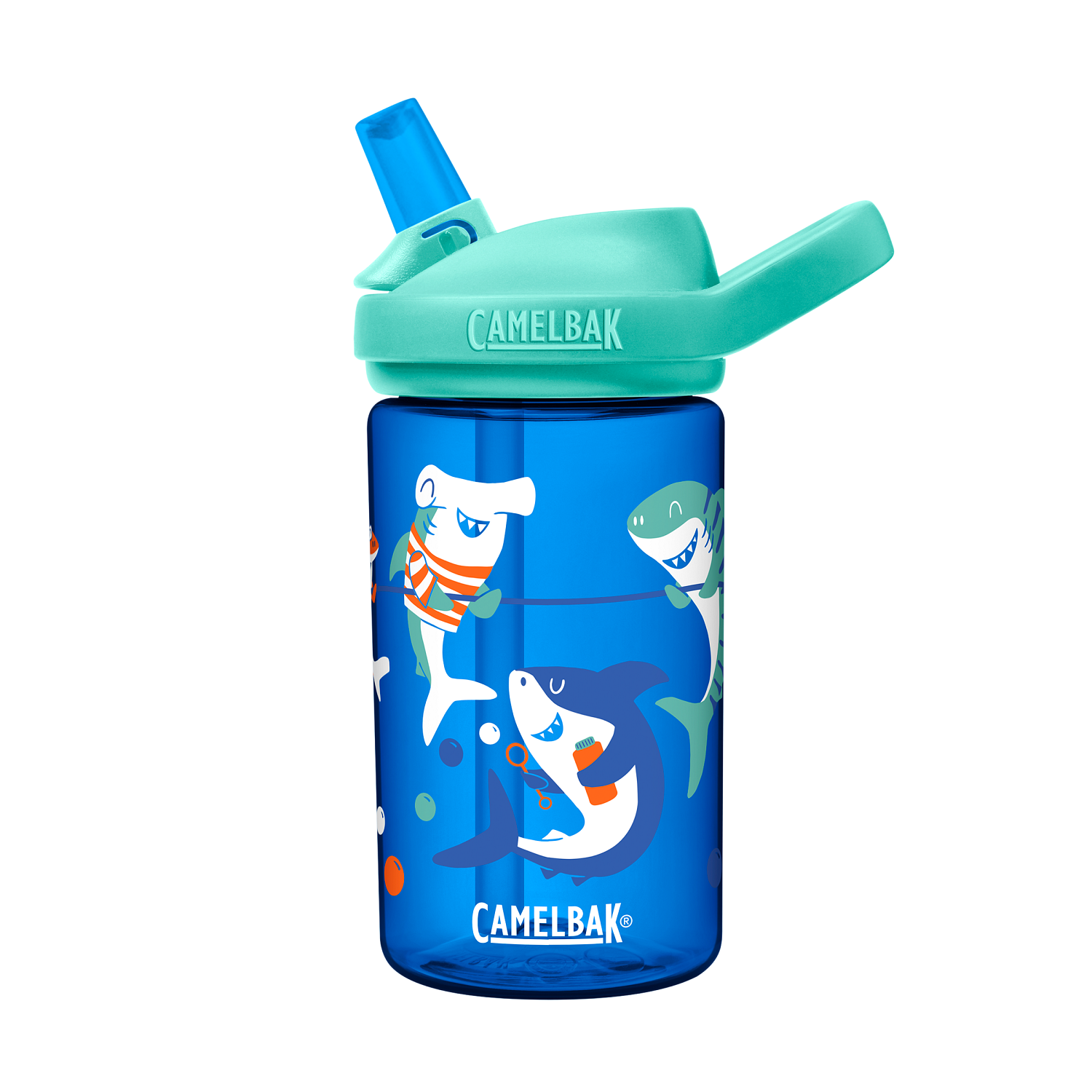 eddy+ Kids 14oz, Shark Summer Camp, Spring Summer LE
