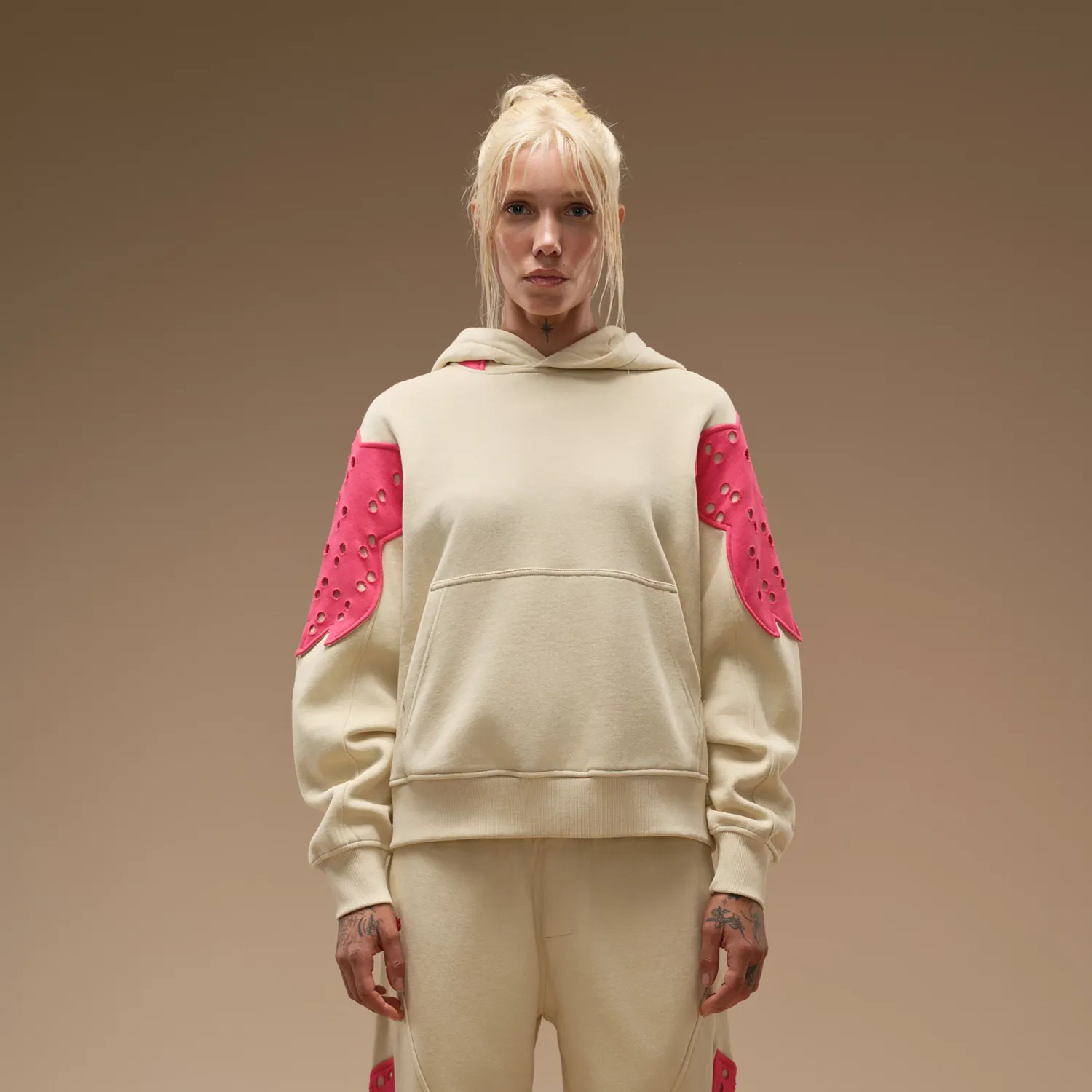 FOX KK PERFORATED FLC HOODIE 