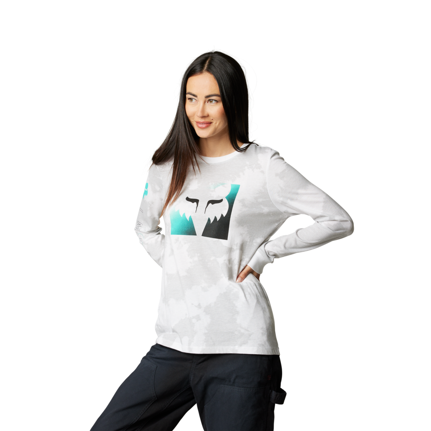 DAMES-T-SHIRT MET LANGE MOUW WOMENS DETONATE LONG SLEEVE