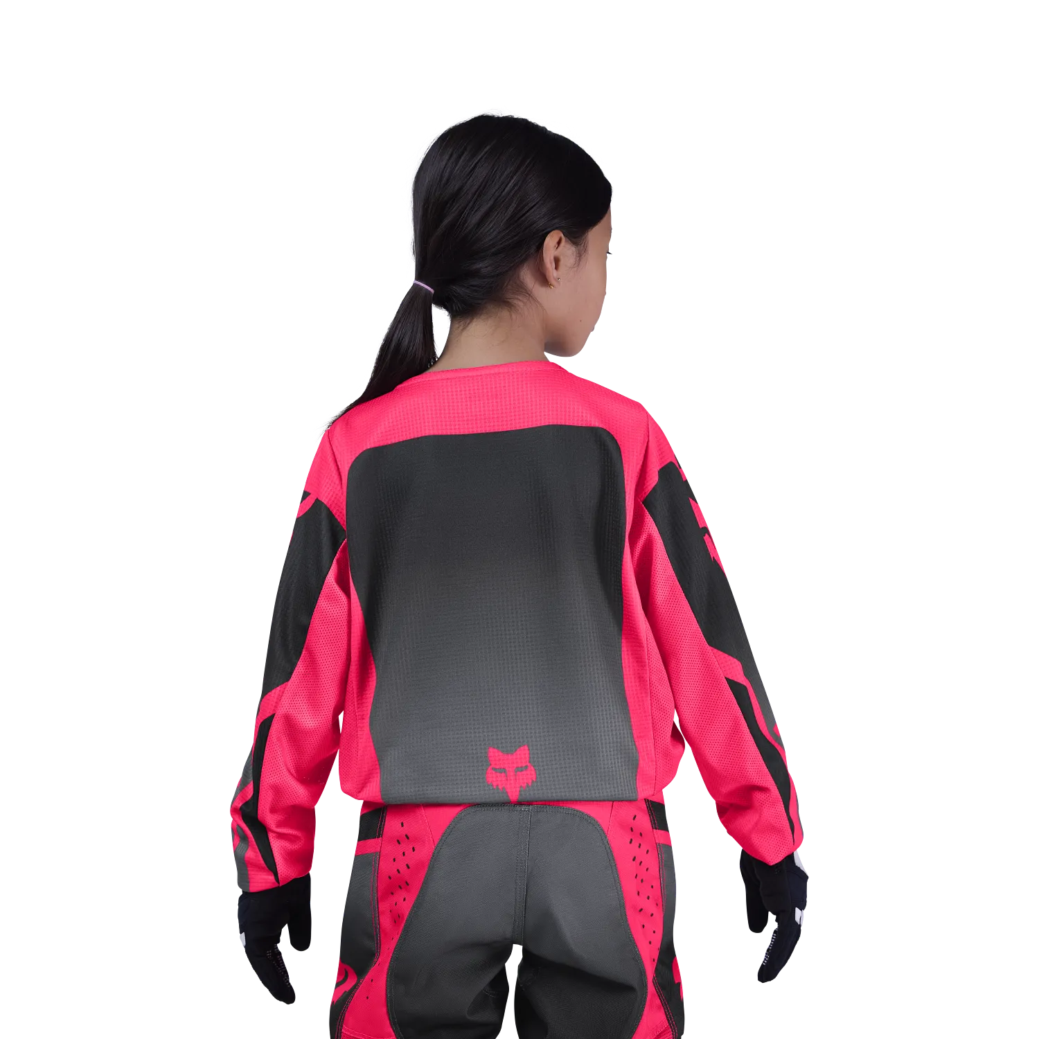 YTH GIRLS 180 SHIELD JERSEY [BLK/PNK] YS