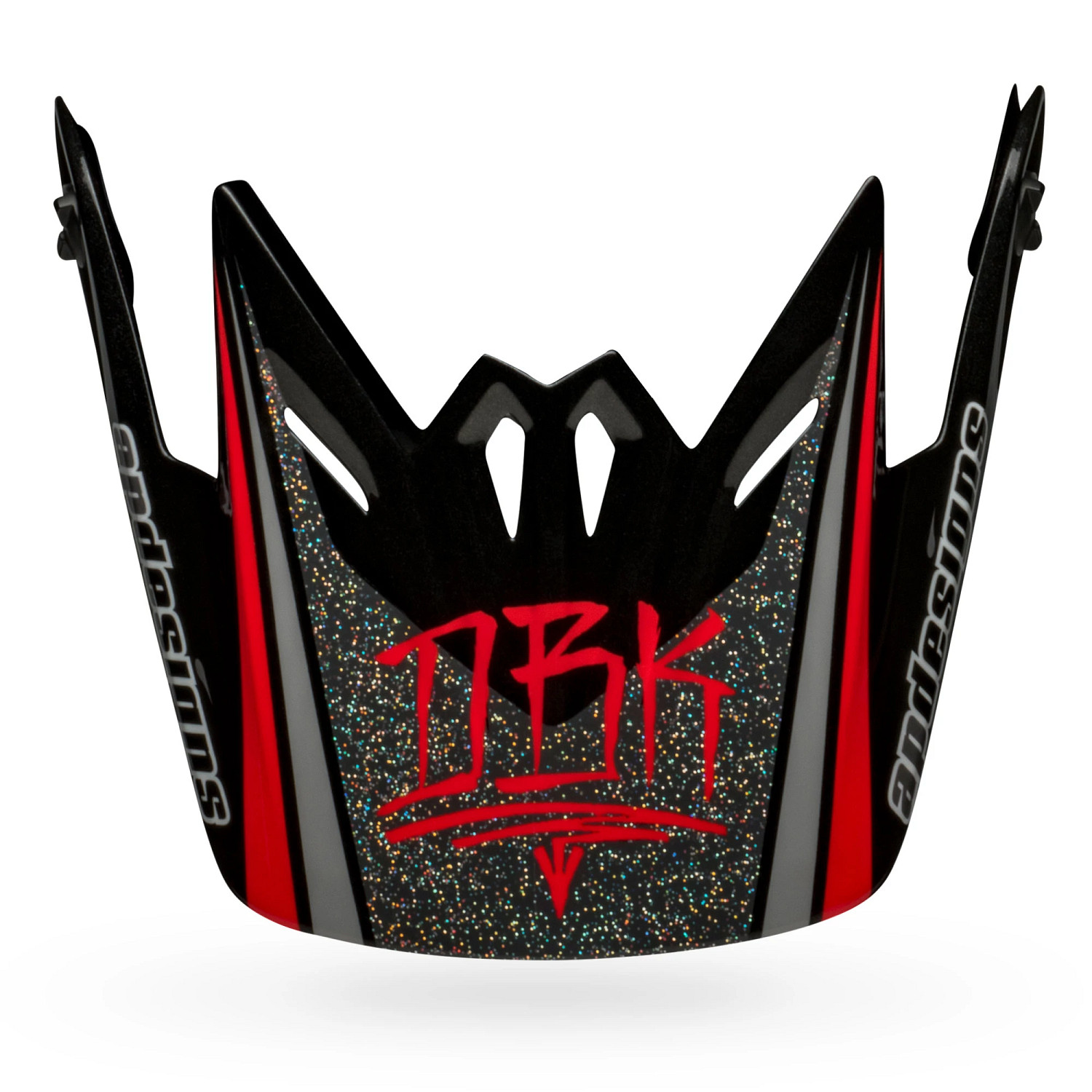 PS MOTO-9 YOUTH VISOR TWTCHRPC22 BK/GY