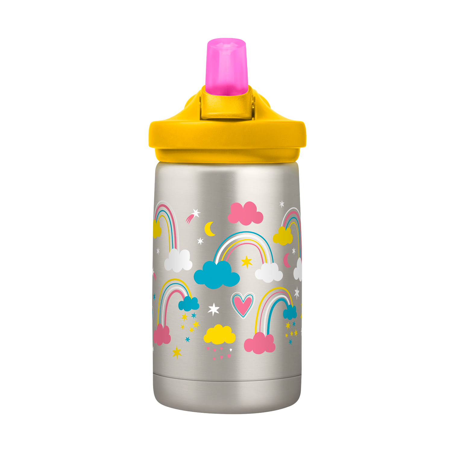 eddy+ Kids SST Vacuum Insulated 12oz, Rainbow Love