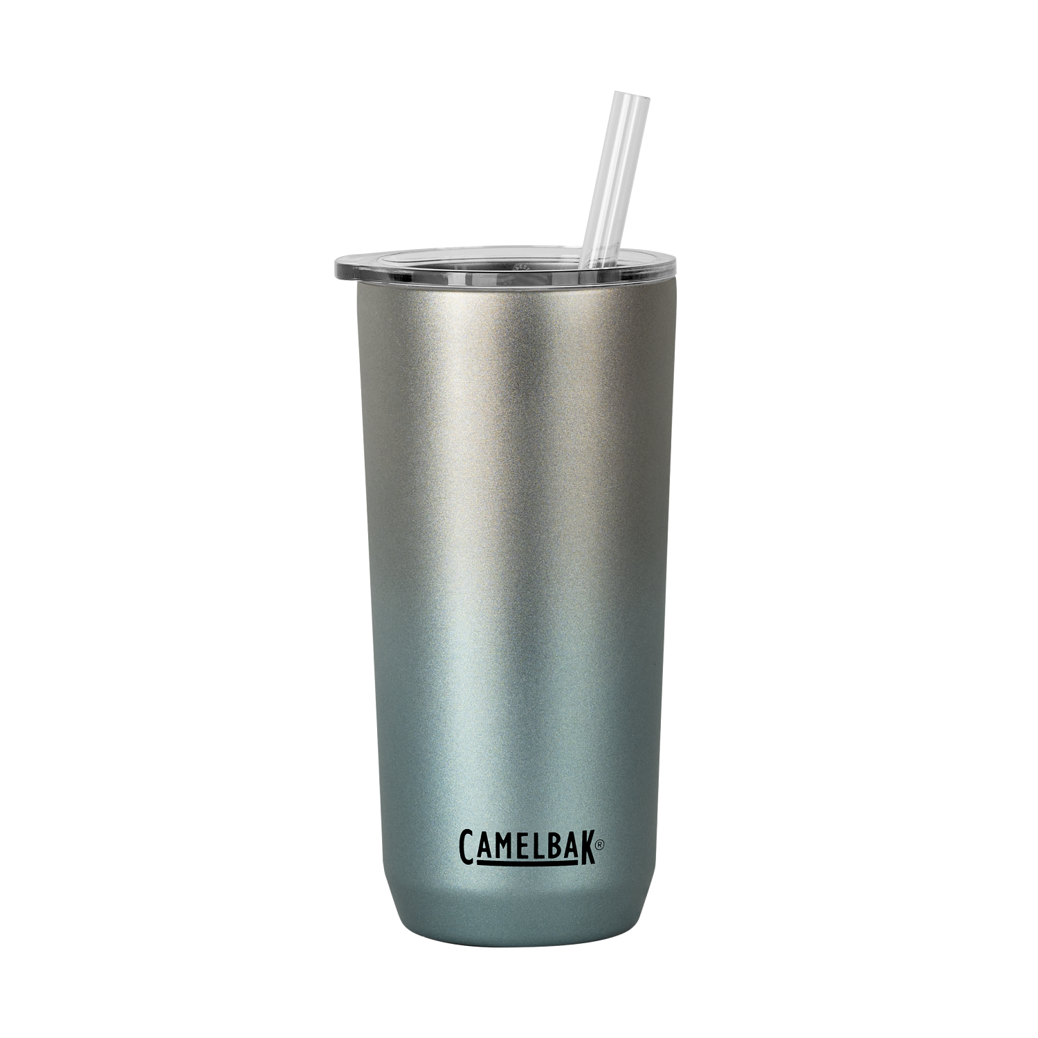 Straw Tumbler, SST Vacuum Insulated, 20oz, Silver Mint Ombre, FW, LE