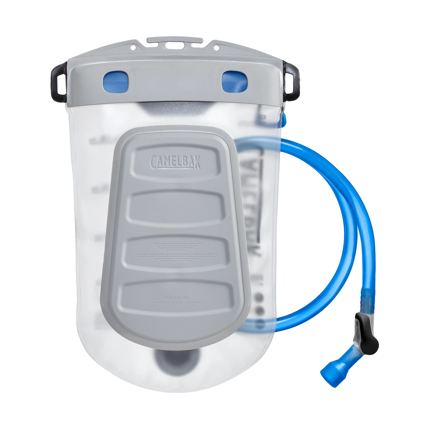 Fusion 2L Reservoir with Tru Zip Waterproof Zipper, Clear
